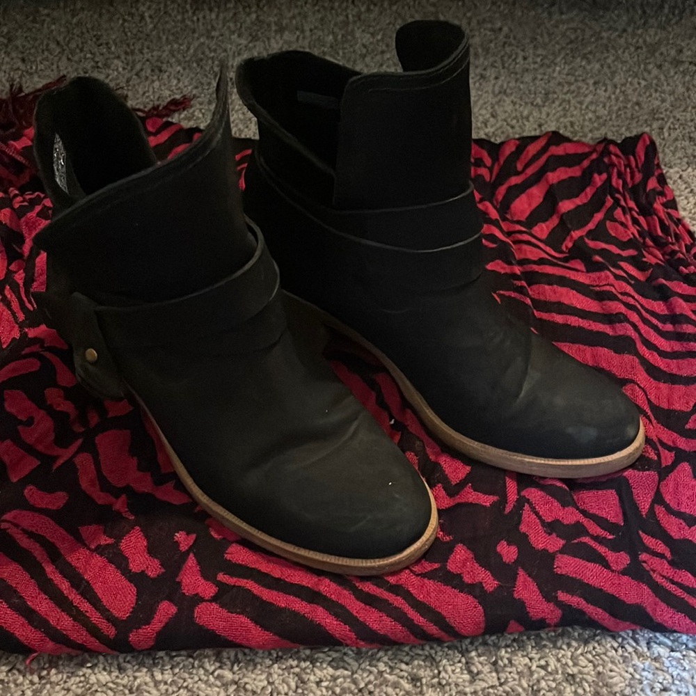 Ugg Black Moto Boots